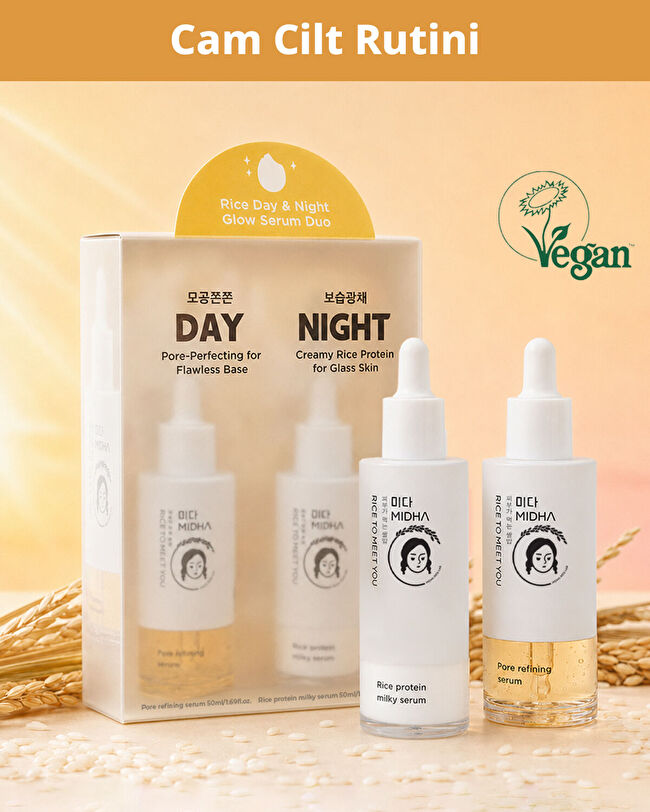 MIDHA Rice Day & Night Glow Serum Duo Set | MCLUB