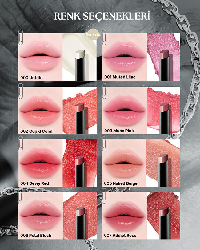 MUZIGAE MANSION Tinted Lip Balm (007 Addict Rose) | MCLUB