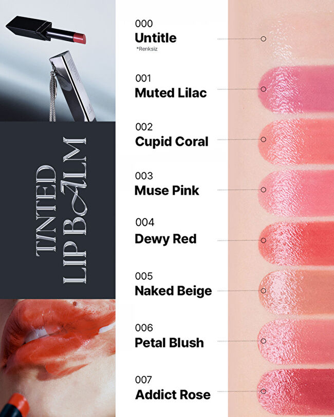 MUZIGAE MANSION Tinted Lip Balm (007 Addict Rose) | MCLUB