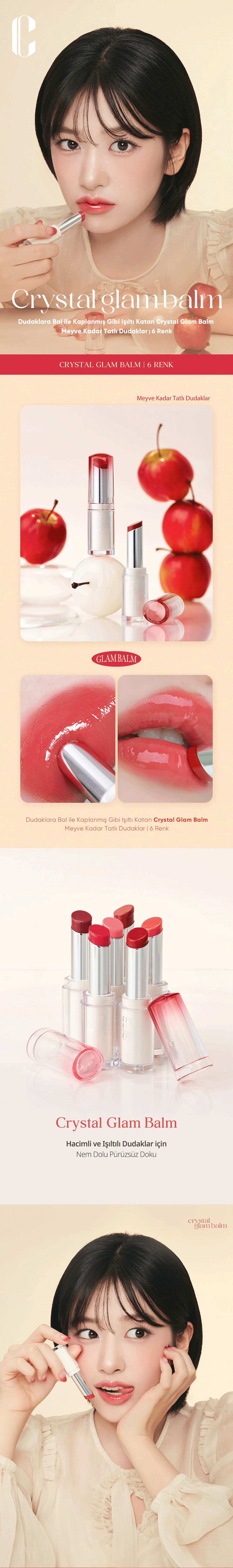 CLIO Crystal Glam Balm (05 Honey Raspberry) | MCLUB