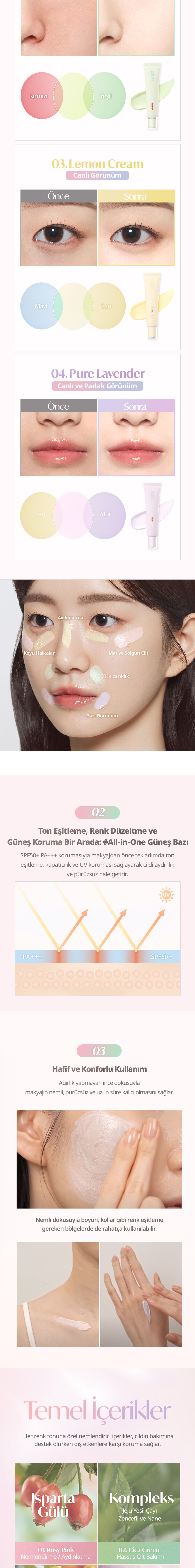 DASIQUE Correcting Sun Base (#01 Rosy Pink) SPF 50+ PA+++ | MCLUB