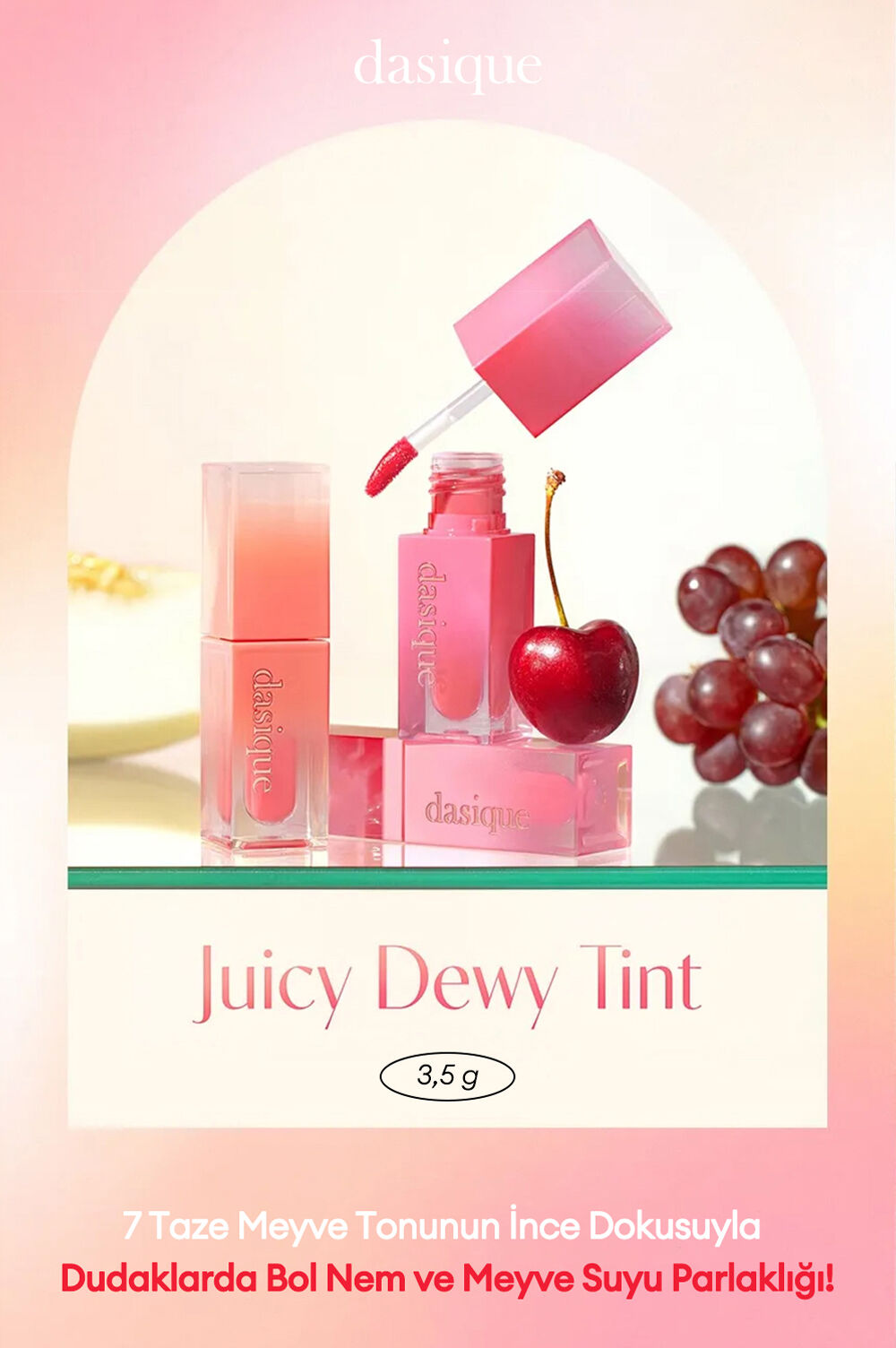 DASIQUE Juicy Dewy Tint (#02 Melon Sherbet) | MCLUB