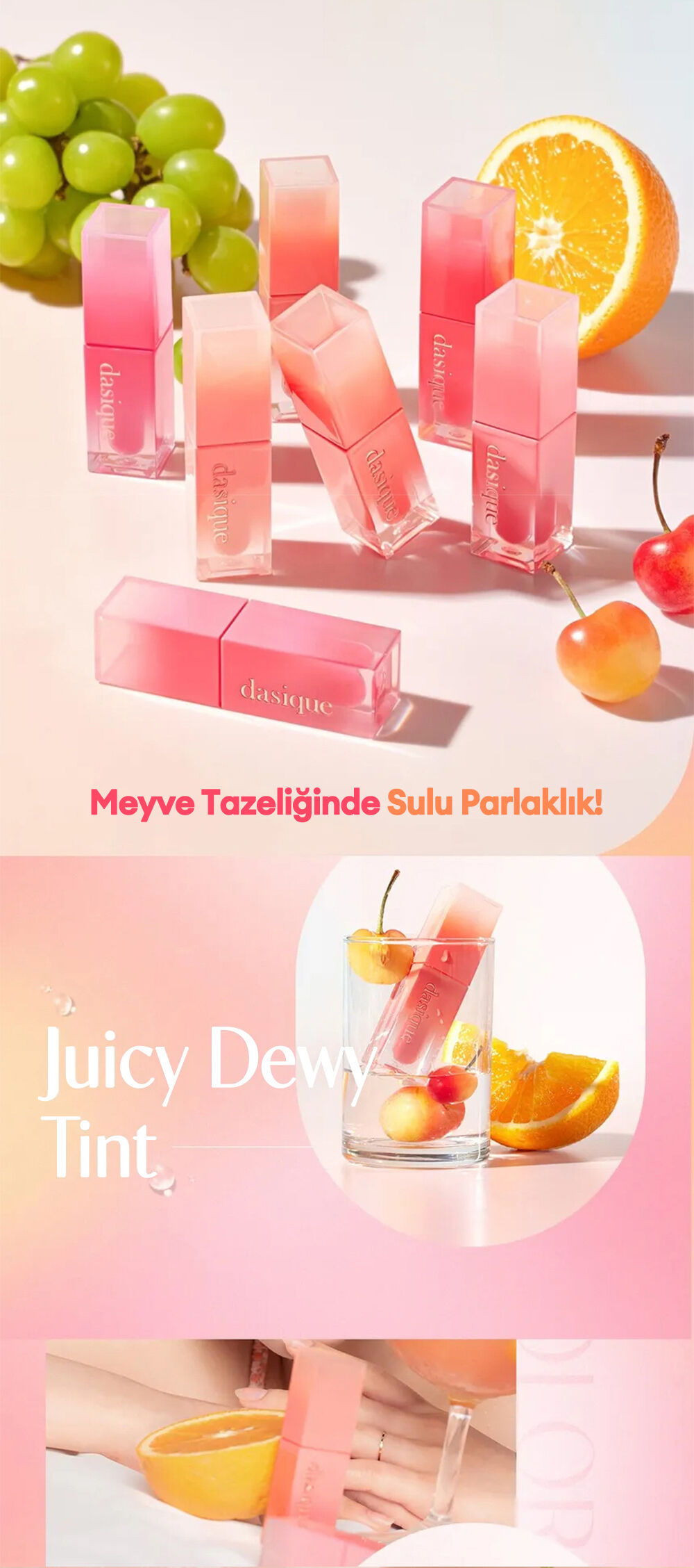 DASIQUE Juicy Dewy Tint (#02 Melon Sherbet) | MCLUB