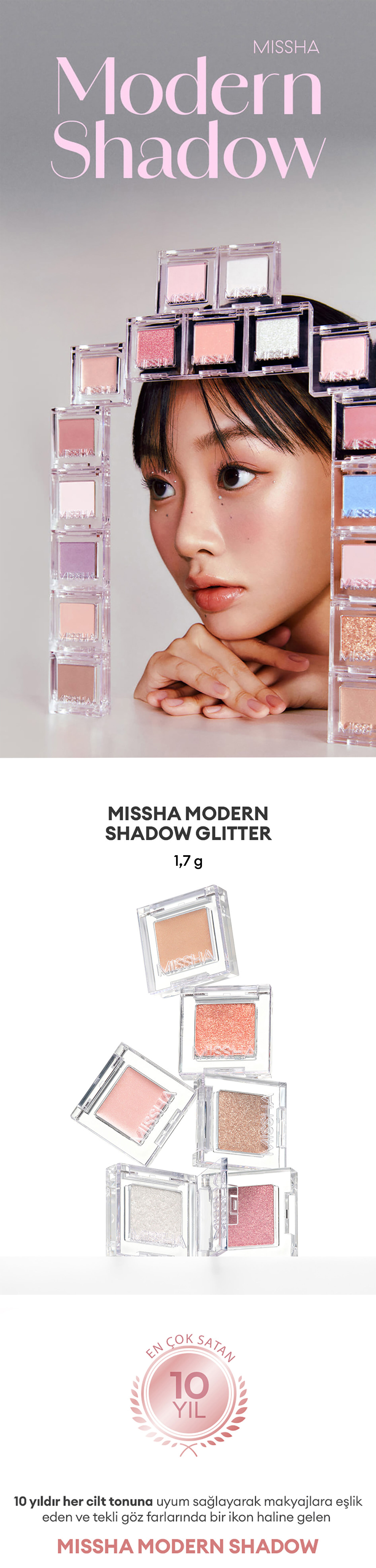 MISSHA Modern Shadow Glitter (308 Twinverse) | MCLUB