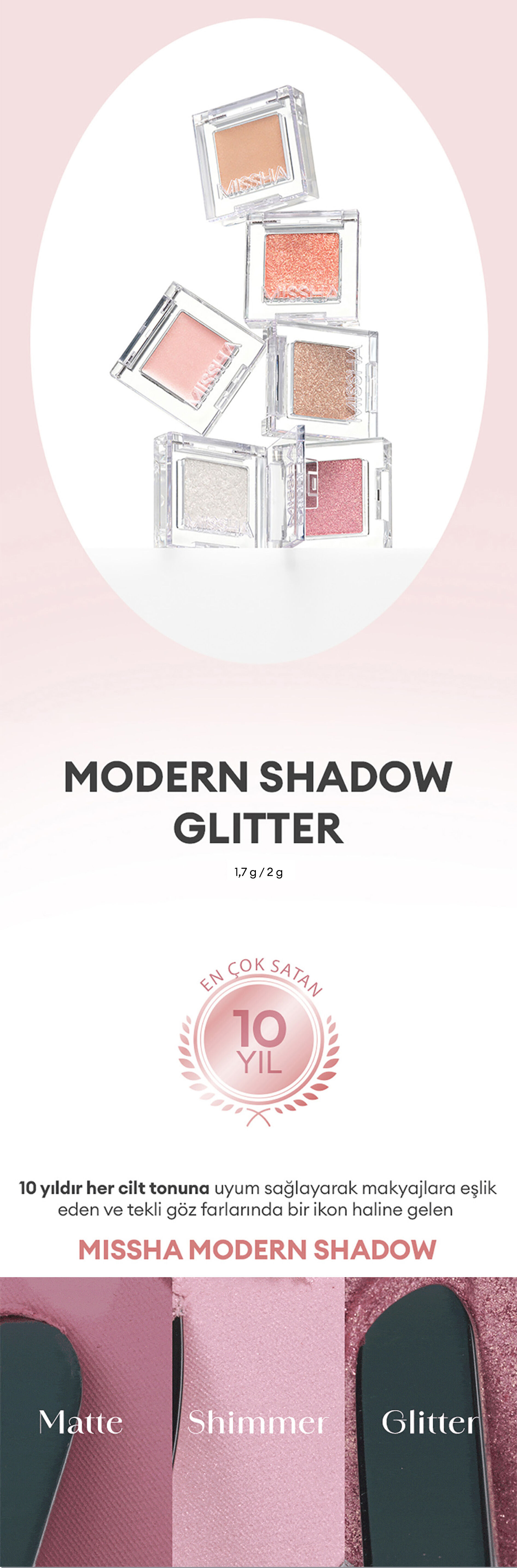 MISSHA Modern Shadow Glitter (308 Twinverse) | MCLUB
