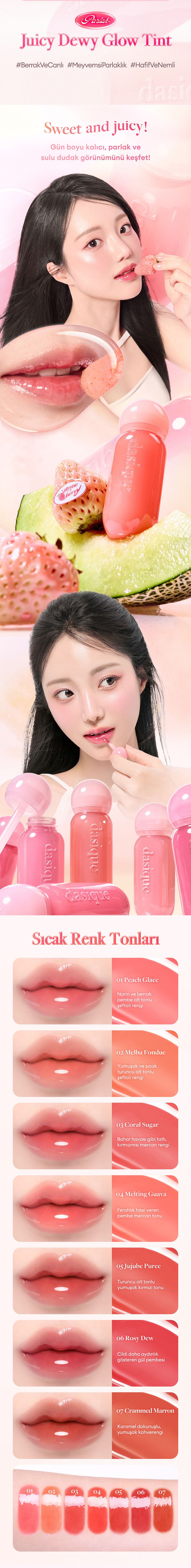 DASIQUE Juicy Dewy Glow Tint (15 Berry Heart) | MCLUB